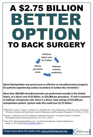 A Better Option to Back Surgery - Chiropractic Care